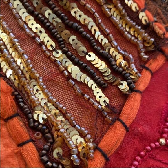 Colorful Patchwork Tapestry Wall Hanging, handmade in India - Picture 8 of 16